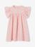 Robe en gaze de coton fille bleu grisé+écru+rose 10 - vertbaudet enfant 