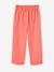 Pantalon style paperbag fluide fille corail+lavande 2 - vertbaudet enfant 