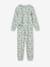 Pyjama garçon en maille côtelée imprimé graphique vert sauge 1 - vertbaudet enfant 