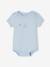 Lot de 3 bodies évolutifs bébé en coton biologique bleu ciel 3 - vertbaudet enfant 