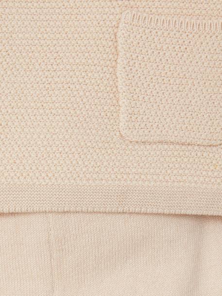 Ensemble en tricot pull et legging naissance bébé beige 4 - vertbaudet enfant 