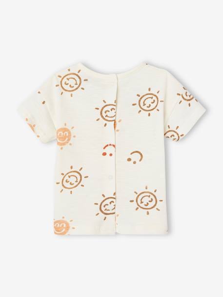 T-shirt 'smile' bébé écru 4 - vertbaudet enfant 