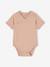 Lot de 7 bodies bébé manches courtes ouverture naissance BASICS multicolore 2 - vertbaudet enfant 