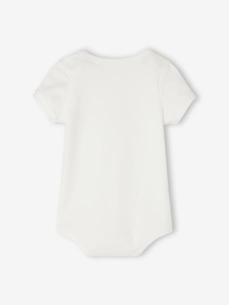 Lot de 3 bodies évolutifs bébé en coton biologique bleu ciel 5 - vertbaudet enfant 