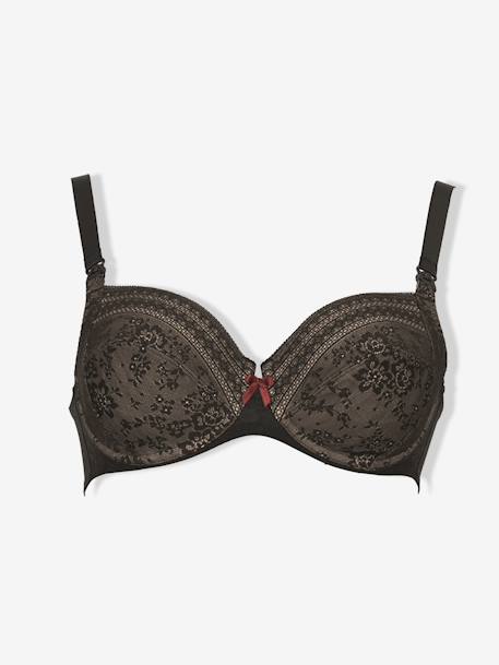 Soutien-gorge d'allaitement avec armatures dentelle Anita noir 3 - vertbaudet enfant 