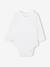 Lot de 7 bodies en coton Bio manches longues ouverture naissance BASICS multicolore 8 - vertbaudet enfant 