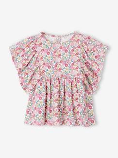 -Tee-shirt blouse fille