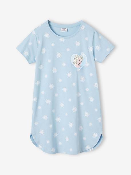 Chemise de nuit Disney® La reine des neiges bleu ciel 1 - vertbaudet enfant 