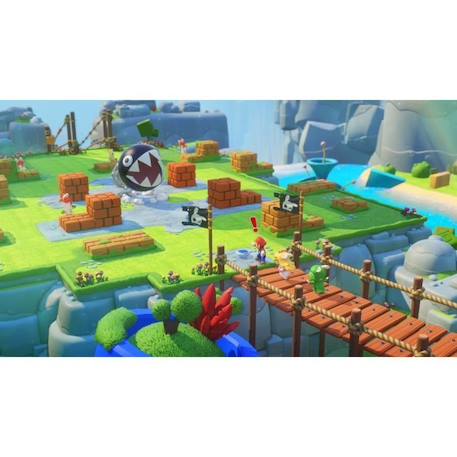 Mario + Lapins Crétins Kingdom Battle Édition Gold Jeu Switch blanc -  Ubisoft