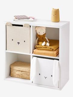 Chambre et rangement-Rangement-Lot de 2 bacs animaux en gaze de coton