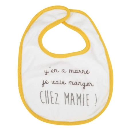 Lot de 7 bavoirs bébé - TROIS KILOS SEPT - Blanc - 39 x 25 cm - 80% coton 20% polyester BLANC 4 - vertbaudet enfant 