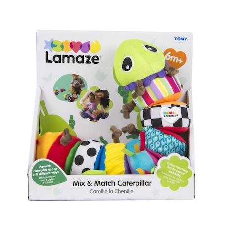 Balles d'activités - LAMAZE - Camille la Chenille - Vert - Bébé - Mixte VERT 5 - vertbaudet enfant 