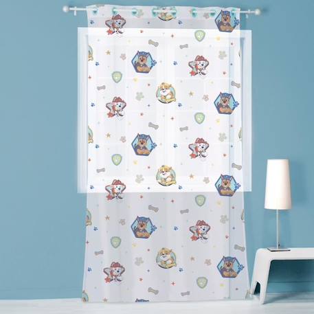 Voilage à œillets - PAW PATROL - PAT PATROUILLE TOUTOUS - Blanc - Synthétique - Autres motifs BLANC 2 - vertbaudet enfant 