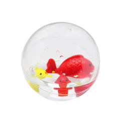 Jouet-Premier âge-Jouet de Bain BULLE D'EAU Famille Poisson 11 Cm - Rouge - Mixte - Matériaux mixtes - A partir de 12 mois