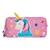 Trousse Licorne Rose - Draeger Paris - Grande taille - Polyester recyclé ROSE 1 - vertbaudet enfant 