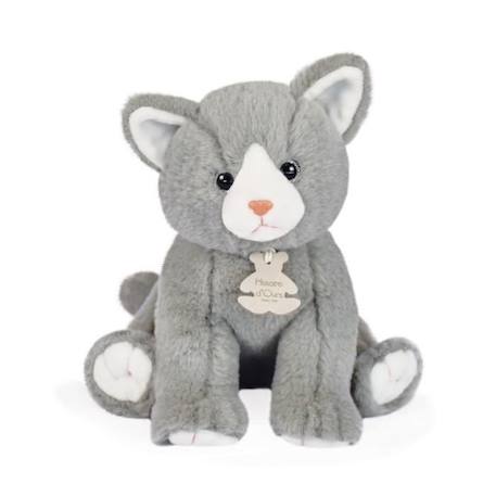 Peluche bébé chat - HISTOIRE D'OURS - Gris - Doux et moelleux - Cadeau idéal dès la naissance GRIS 1 - vertbaudet enfant 