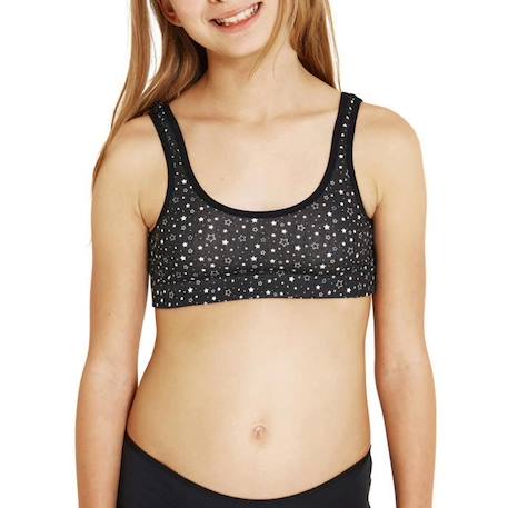 ATHENA Lot de 2 brassières  Mode Girl by Noir FILLE NOIR 2 - vertbaudet enfant 