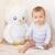 Peluche - Plush - Chouette - 44cm - Blanc - Mixte - Naissance BLANC 2 - vertbaudet enfant 