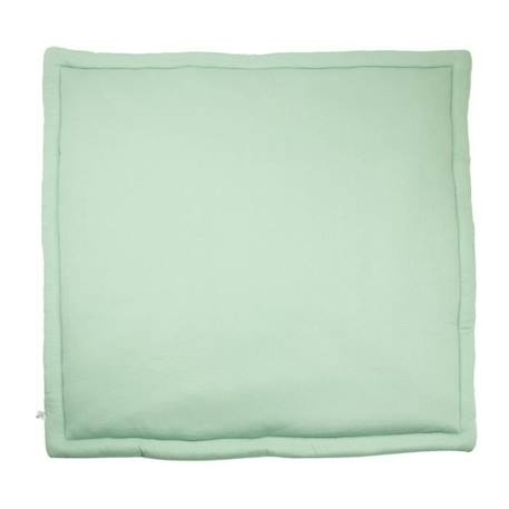 Tapis de parc - Cache-cache en forêt - Léonard le renard - 100x100 cm - Vert d'eau - Coton VERT 3 - vertbaudet enfant 