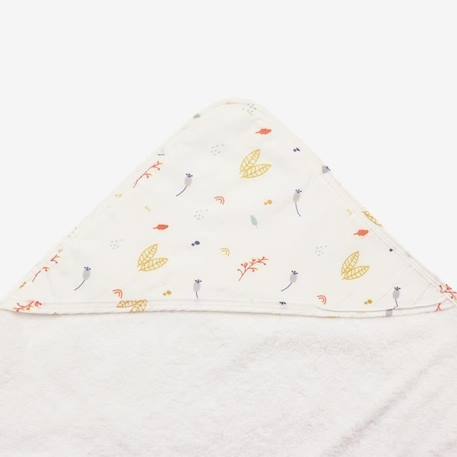 Set de bain - Multicolore - Cape de bain et gant de toilette - 100% coton - Oeko-tex BLANC 4 - vertbaudet enfant 