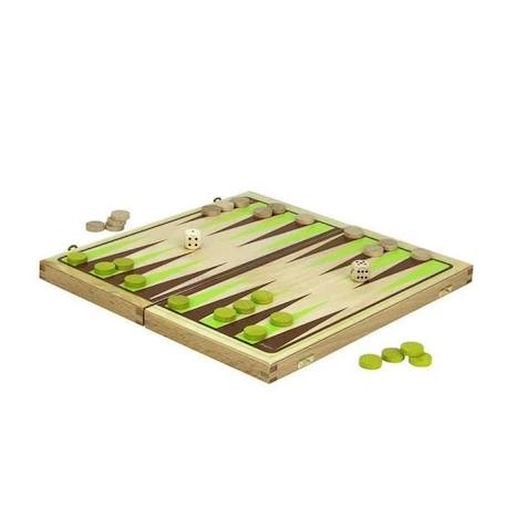 Jeu de Backgammon - JEUJURA - Coloris Unique - Mixte - Enfant - Beige BEIGE 2 - vertbaudet enfant 