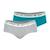 Lot de 2 boxers ATHENA en coton ultra doux pour fille - Gris chiné/Bleu lagon GRIS 1 - vertbaudet enfant 