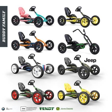 Kart à pédales pour enfant - BERG BMW Street Racer - Noir - Boite à son incluse - 3 à 8 ans NOIR 4 - vertbaudet enfant 