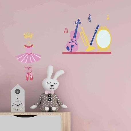 Sticker Mural Ballerine - Draeger Paris ROSE 3 - vertbaudet enfant 