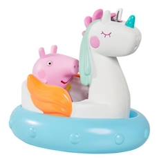 Jouet de bain Peppa Pig Licorne Tomy - Blanc/Bleu - 12cm  - vertbaudet enfant