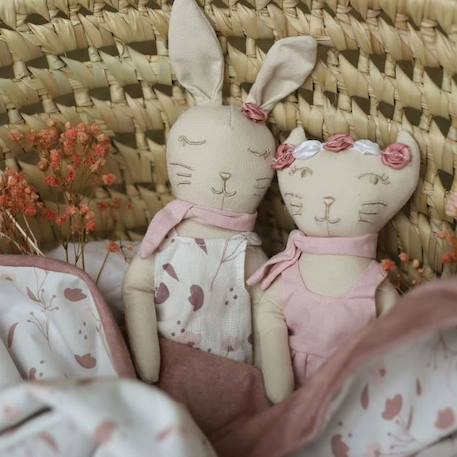 Poupée bébé - Lili la lapine - 25 cm - Rose - Fille - Naissance à 3 ans BLANC 4 - vertbaudet enfant 