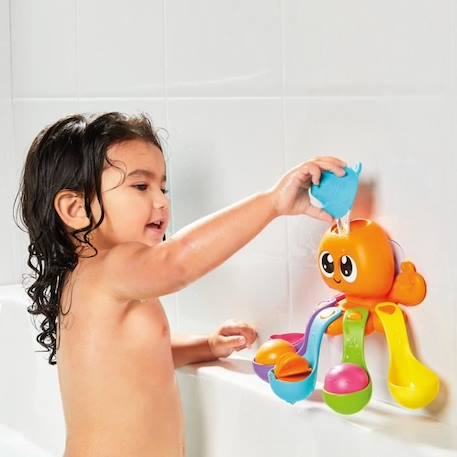 Poulpy d'activités 7-en-1 - TOMY - Jouet de bain éducatif pour bébé - Bleu - 12 mois et plus BLEU 4 - vertbaudet enfant 