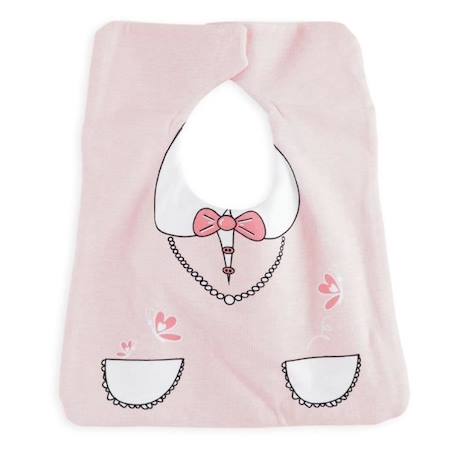 Bavoir Mistinguette - 100% coton - 1er âge - Rose ROSE 1 - vertbaudet enfant 