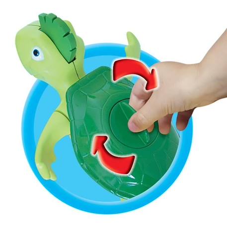 Jouet de bain TOMY TOOMIES - Gloup Gloup la Tortue - Vert - Pour garçon de 6 mois et plus VERT 2 - vertbaudet enfant 