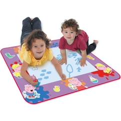 Linge de maison et décoration-Décoration-Tapis-Tapis Aquadoodle Peppa Pig - Marque TOMY - Licence Peppa Pig - Pour Enfant Fille - Multicolore