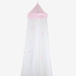 Linge de maison et décoration-Ciel de lit - Rose - Pour bébé - Voile moustiquaire