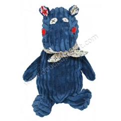 Jouet-Premier âge-Peluches-Peluche Hippopotame Hippipos Simply 23 cm LES DEGLINGOS - Coton et Polyester - Lavage en machine - Mixte