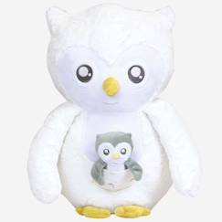 Jouet-Premier âge-Peluche - Plush - Chouette - 44cm - Blanc - Mixte - Naissance