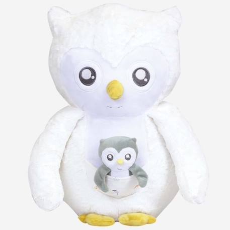 Peluche - Plush - Chouette - 44cm - Blanc - Mixte - Naissance BLANC 1 - vertbaudet enfant 