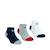 Chaussettes basses Wilson - Lot de 3 paires - Bleu - Garçon BLEU 2 - vertbaudet enfant 