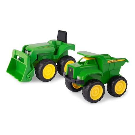 Camion Benne Tracteur JD - John Deere - Jouet Enfant - Vert - Coffret Mini Véhicules à Roues Libres VERT 4 - vertbaudet enfant 