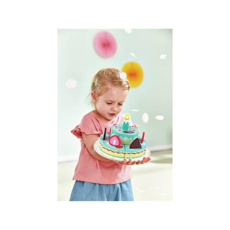 Gâteau d'anniversaire interactif HAPE E3180 avec son et lumière pour enfant BLANC 3 - vertbaudet enfant 