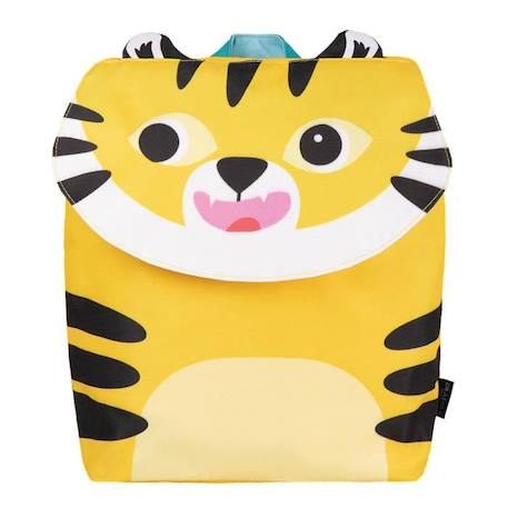 Garçon-Sac à dos enfant - Draeger Paris - Grand format - Tigre jaune - Polyester recyclé