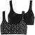 ATHENA Lot de 2 brassières  Mode Girl by Noir FILLE NOIR 1 - vertbaudet enfant 