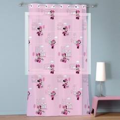 Linge de maison et décoration-Décoration-Voilage à œillets, MINNIE CUTE. Taille : 140x240 cm