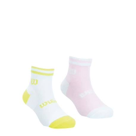 WILSON Lot de 2 paires de chaussettes basses fille Essentiel Wilson Blanc FILLE BLANC 2 - vertbaudet enfant 