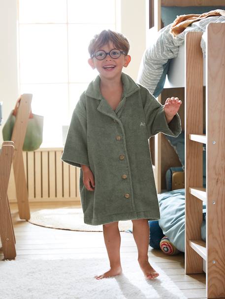 Garçon-Peignoir de bain-Peignoir Oversize enfant avec coton recyclé personnalisable