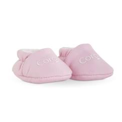 -Chaussons roses pour poupon 30 cm - COROLLE - Faciles à enfiler - Mixte