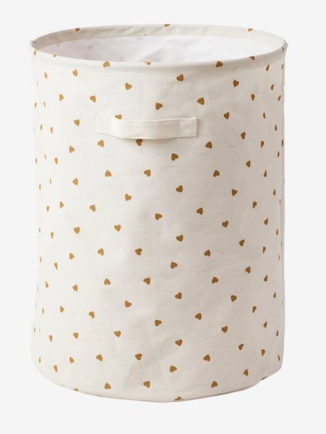 Panier de rangement Essentiels blanc imprimé+vert imprimé 3 - vertbaudet enfant 