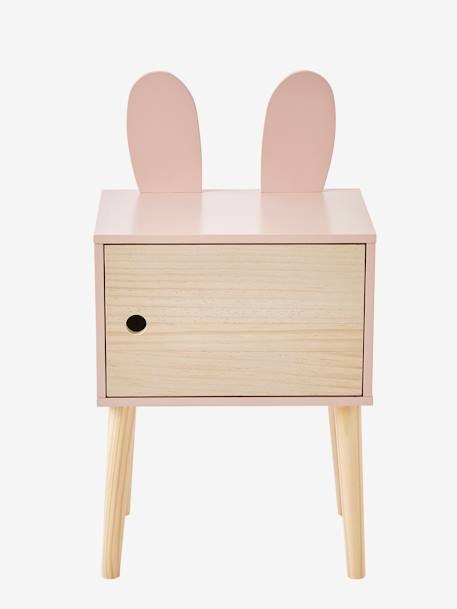 Table de chevet lapin rose 3 - vertbaudet enfant 