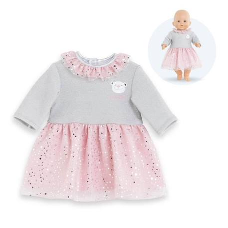 Robe Soir De Fête - Corolle - Vêtement pour grand poupon 36 cm - Mixte - Blanc - Multicolore BLANC 4 - vertbaudet enfant 